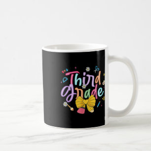 Erster Tag der dritten Klasse Coquette-Bow-Bleisti Kaffeetasse