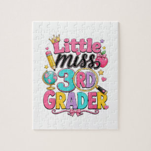 Erster Tag der dritten kleinen Miss 3. Klasse Puzzle