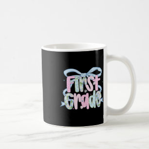 Erster Tag der ersten Klasse Blumenstrauß für Lehr Kaffeetasse