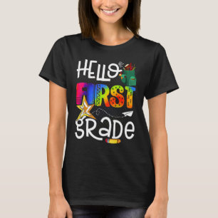 Erster Tag der ersten Klasse Ich bin bereit, die 1 T-Shirt