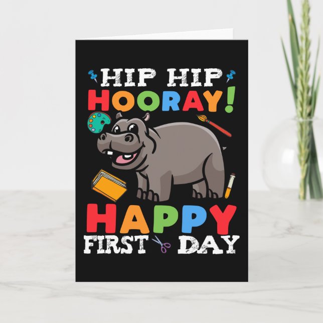 Erster Tag der ersten Klasse Karte (Vorderseite)