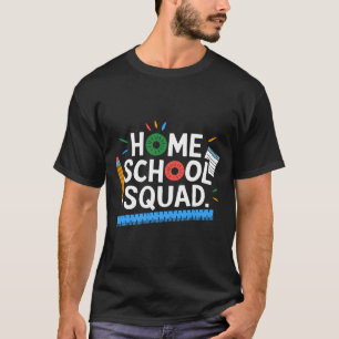 Erster Tag der Homeschool-Mannschaft Online-Lernen T-Shirt