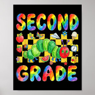 Erster Tag der Lehrerin der zweiten Klasse Mädchen Poster