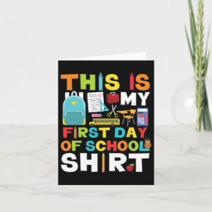 Erster Tag der Schule für Mädchen Karte