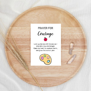 Erster Tag der Schule Gebet Segen Feiertagskarte