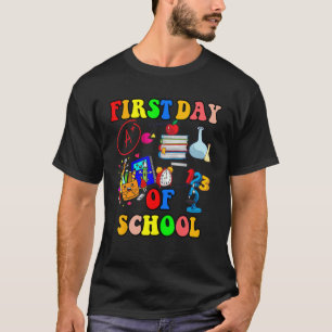 Erster Tag der Schule Glück Erster Schultag 1 T-Shirt