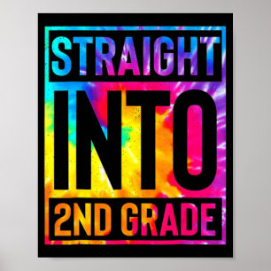 Erster Tag der Schule Zurück zu Jungen Mädchen Poster