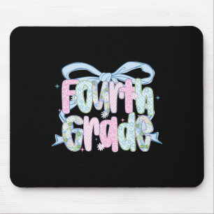 Erster Tag der vierten Klasse Blumenstrauß für Leh Mousepad