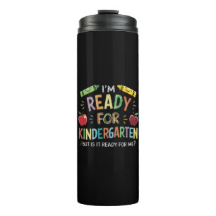 Erster Tag der Vorschule für Kinder, zurück zur Sc Thermosbecher