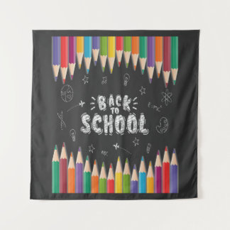 Erster Tag des Shirts, willkommen zurück zur Schul Wandteppich