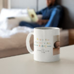 Erster Tag des Vaters | 3 FotoCollage Kaffeetasse<br><div class="desc">Mit dieser drei Foto-Collage-Tasse kreieren Sie ein süßes Geschenk für einen neuen Vater. "Der glückliche Erste Vatertag" erscheint neben Ihren Fotos mit Ihrer eigenen Nachricht oder dem Namen Ihres Kindes. Alle Farben können geändert werden. Das sind Geschenke des Vaters, die perfekt für jeden Vater sind. Ein Geschenk, das er ein...</div>