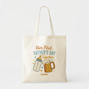 Erster Tag des Vaters - Beer & Baby Flasche Tragetasche