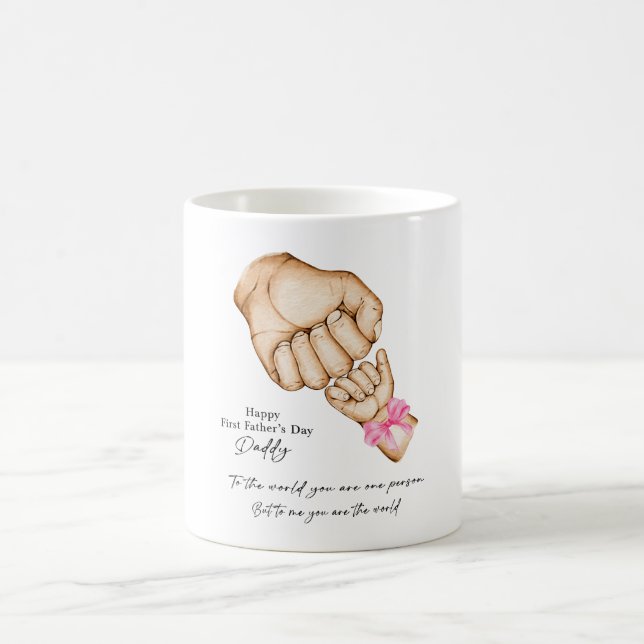 Erster Tag des Vaters Kaffeetasse (Mittel)