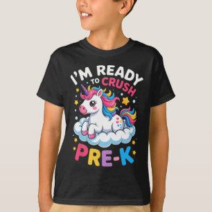 Erster Tag im Kindergarten Ich bin bereit, die Vor T-Shirt