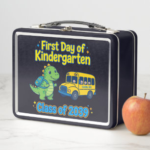 Erster Tag im Kindergarten Klasse 2039 T-Shirt   D Metall Brotdose