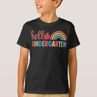 Erster Tag im Kindergarten Regenbogen Kleinkind Ju T-Shirt