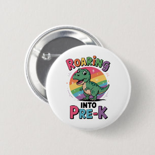 Erster Tag im Vorschulalter zurück zur Schule  Button