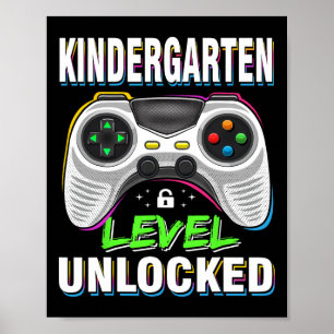Erster Tag Kindergartenstufe Unverschlossen in S Poster
