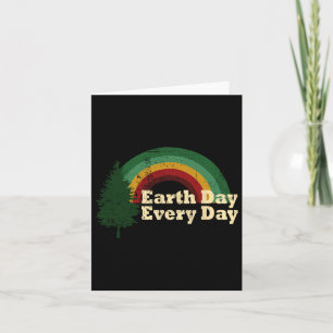 Erster Tag Rainbow-Pine-Tree des Alltags Karte