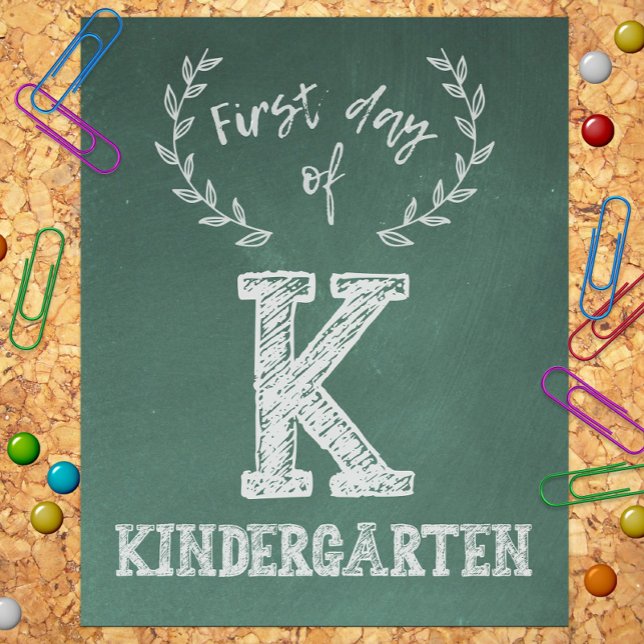Erster Tag Zurück zur Schule, 1. Kindergarten Fotodruck (Von Creator hochgeladen)