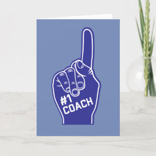 Erster Trainer Schaumstoff Finger Karte