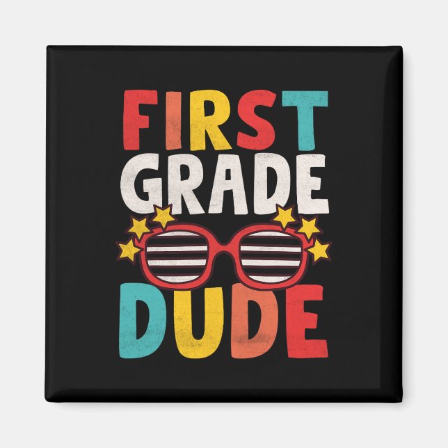 Erster Typ erster Schultag K Magnet (Vorne)