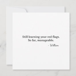 Erster Valentins Fox Cupid - überschaubare rote Fl Karte