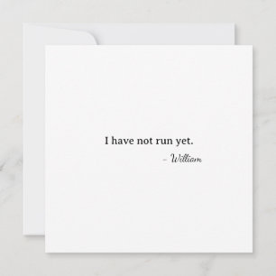 Erster Valentinstag, an dem ich noch nicht gelaufe Karte