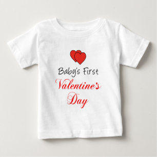 Erster Valentinstag des Babys Baby T-shirt