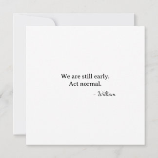 Erster Valentinstag Frühstadium Akt Normal Karte