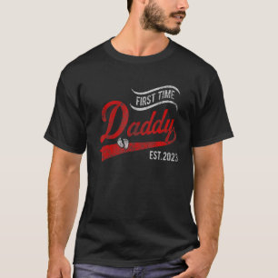Erster Vater 2023 Vatertag befördert Daddy Me T-Shirt