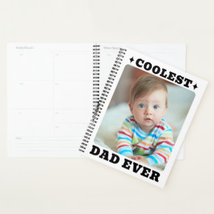 Erster Vatertag Coolster Vater überhaupt Baby-Foto Planer