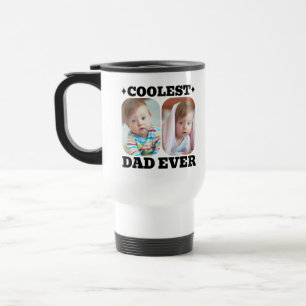 Erster Vatertag Coolster Vater überhaupt Baby-Foto Reisebecher