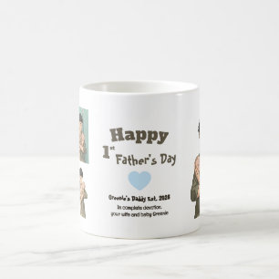 Erster Vatertag Daddy est 2026 Anime-Stil Kaffeetasse
