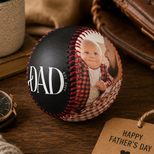 Erster Vatertag Papa Baseball