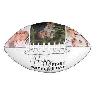 Erster Vatertag Schwarz-Weiß 3 Foto   Football