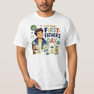 Erster Vatertag - Wähle deine Größe  T-Shirt