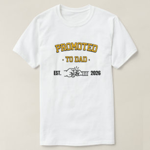 Erster Vatertag zum Papa befördert T-Shirt