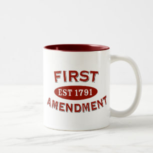 Erster Verfassungszusatz Zweifarbige Tasse