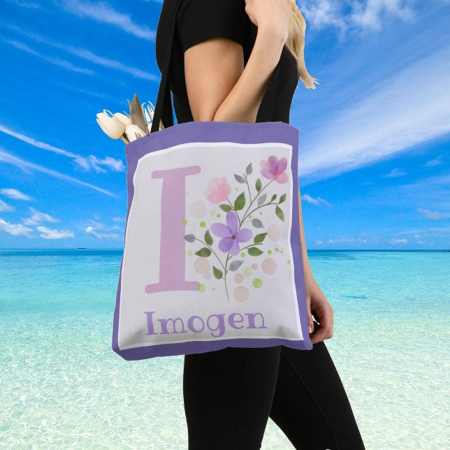 Erster Vorname Name Imogen mit Blume (Imogen Shoulder Bag)