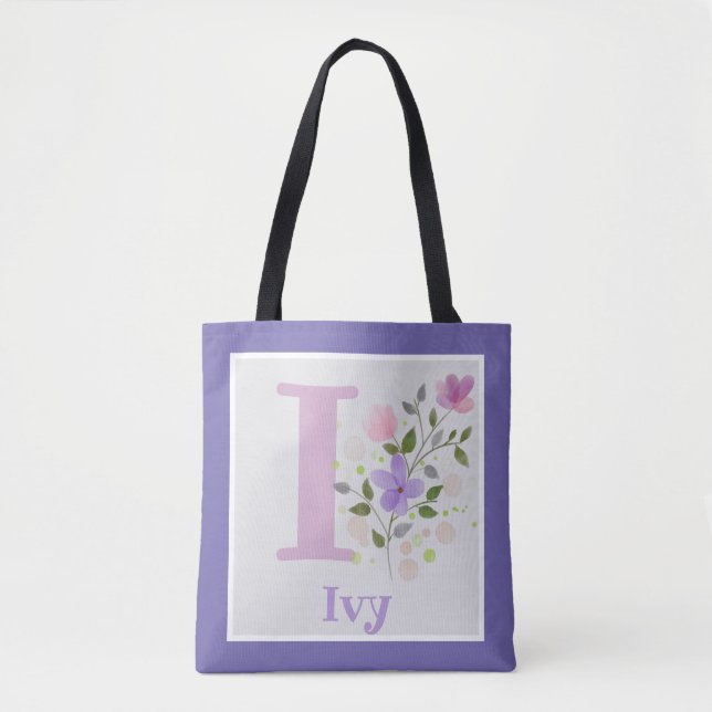Erster Vorname Name "Ivy" mit Blume (Vorderseite)