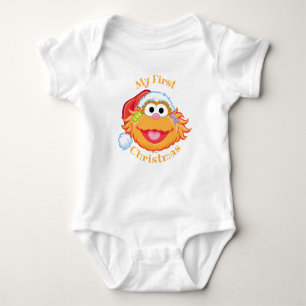Erster Weihnachtsmann-Hut Zoe Baby Strampler