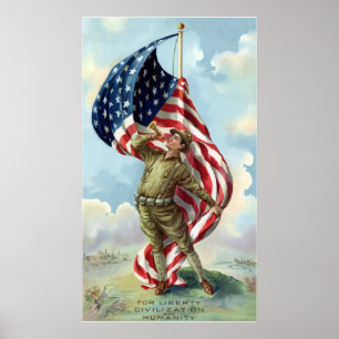Erster Weltkrieg Soldat Poster