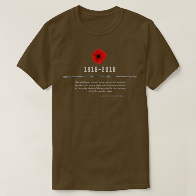 Erster Weltkrieg T-Shirt (Design vorne)