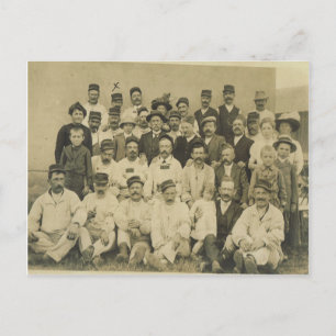 Erster Weltkrieg, Village Foto Postkarte