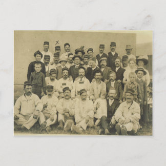 Erster Weltkrieg, Village Foto Postkarte