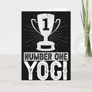 Erster Yogi Meditation Yoga Namaste Karte