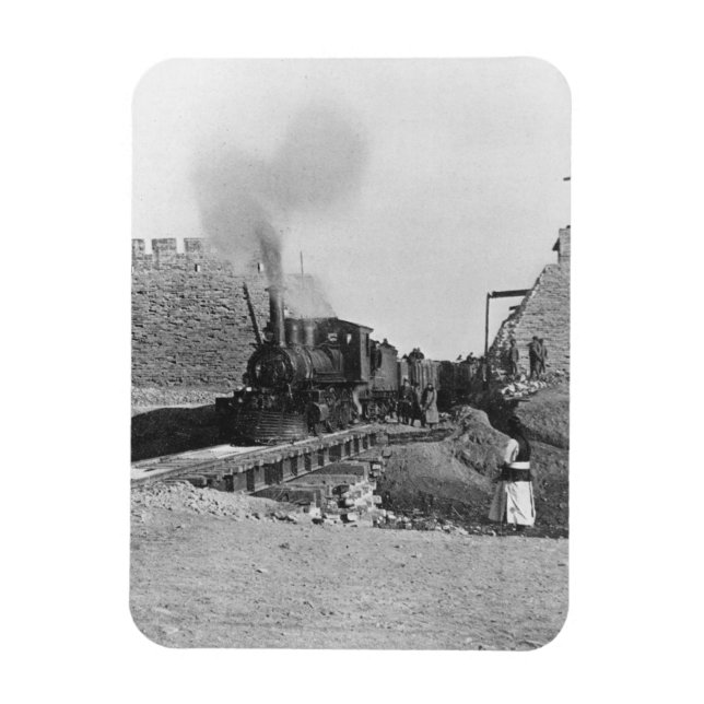 Erster Zug durch die Mauer von Peking, Ch Magnet (Vertikal)
