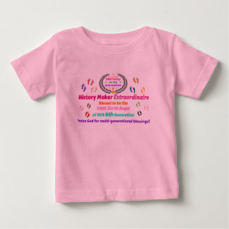 Erstes Baby: Außergewöhnlicher Geschichtsschreiber Baby T-shirt