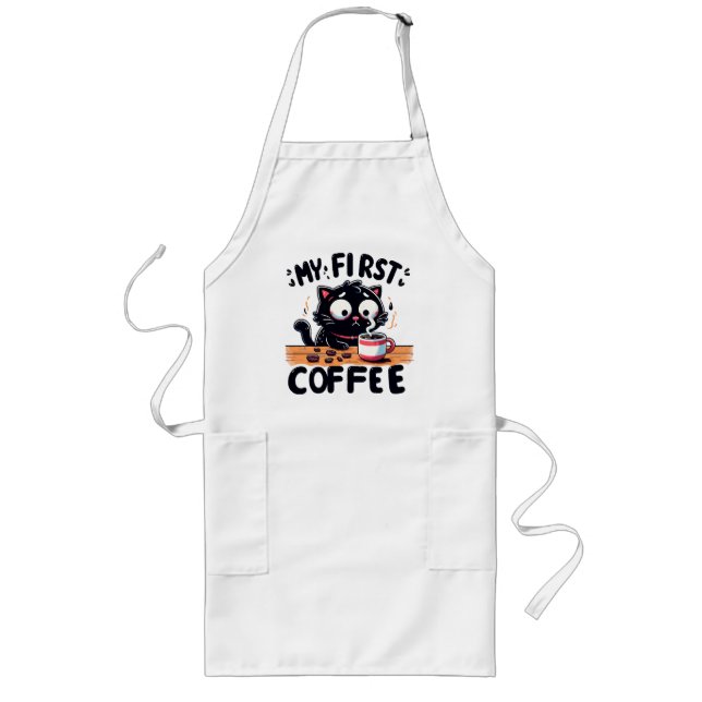 Erstes Black Coffee Adventure Lange Schürze (Vorne)